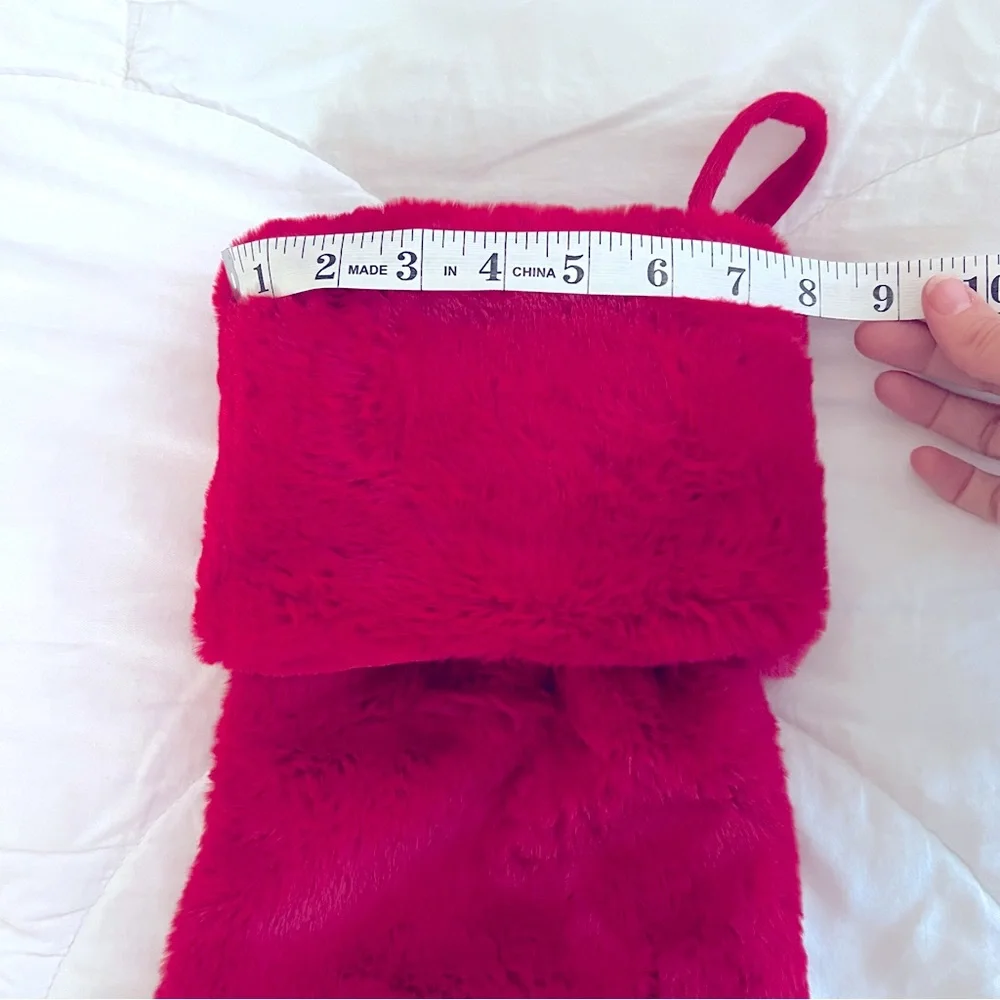 Soft and Cozy wine colored stocking